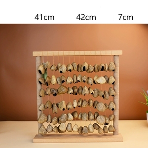 Wholesale Wooden Fruit Shell Row Bell Percussion Instrument Orff <b>Musical</b> Instrument For Sound Therapy And Home Decor - Product Image 5