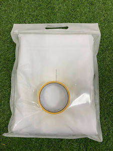 Non Woven Dust Barrier <strong>Zipper</strong> Door with Logo Print Staubschutztur Shape <strong>C</strong> - Product Image 6