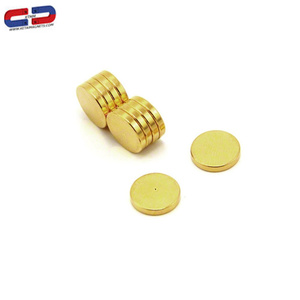 強力なN35 <span class=keywords><strong>N38</strong></span> N42 N45 N48 N50 N52金金属シリンダーネオジム磁石Ndfeb永久磁気材料カスタムカット - Product Image 3