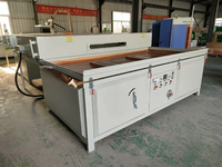Ligne de production automatique de porte en bois Machine de presse à chaud Peau de porte en MDF 1300*2500mm Machine de presse à membrane de stratification sous vide
