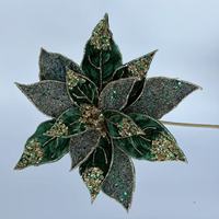 Décoration de Noël de luxe 2026 : Poinsettia pour cérémonies intérieures, tailles personnalisées, décorations de Noël, présentation festive, maison de vacances