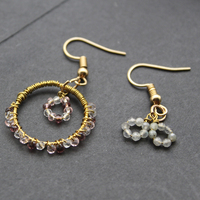 Perles en pierre naturelle YWJC en vrac, 2 mm, facettées, rondes, pour la fabrication de bijoux