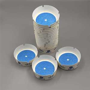 <b>Biodegradable</b> Disposable <b>Paper</b> Ashtray Leak-Proof Design Thickened Craft <b>Paper</b> Tray for Outdoor - Product Image 2