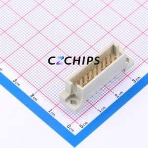 HC-CZ254-2-08-Z-11.5-G0-M DIN41612 Connector Through hole Component (THT),P=2.54mm Connector - Product Image 1