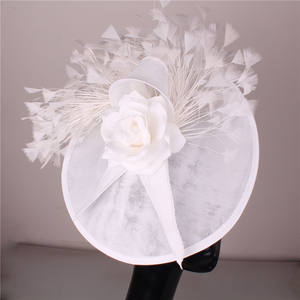 Horse Racing Festival High End Headwear Fashion Hat European American Mesh <strong>Hair</strong> Accessories Bridal Feather <strong>Hair</strong> <strong>Fascinators</strong> - Product Image 2
