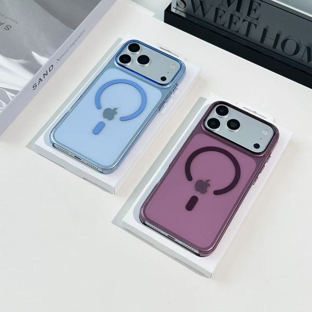 Original Magnetic Transparent Mobile Phone Case for IPhone 17 Pro-Max Case Clear Magnetic Shockproof Cell Cover Phone Cases