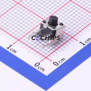 UK-B02160-G4.5-250 Tactile Switch Through hole Switch Single Pole Single Throw Round Button 2.5N Right Angle Insert - Product Image 1