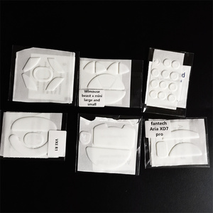 เมาส์เท้าสเก็ตสีขาวสำหรับเล่นเกมเปลี่ยนขอบโค้ง - Product Image 3