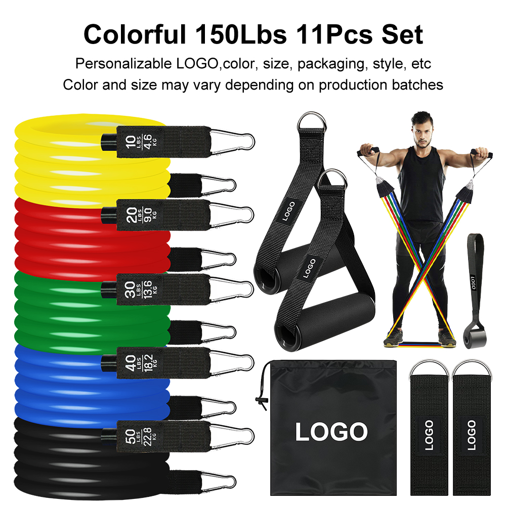 Colorful 150Lbs 11Pcs Set