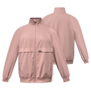 52002 Ensemble de tenue médicale pour homme, extensible, en Polyester, Rayonne et Spandex, avec fermeture éclair, comprenant un blouson de sport, un haut de travail et une <span class=keywords><strong>veste</strong></span> polaire d'infirmier - Product Image 2