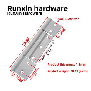 مصنع مخصص لينة إغلاق المفصلي خط الألومنيوم لكمة المفصلي إطار الصورة لا الحفر الأثاث الأجهزة لطلاء النفط - Product Image 2