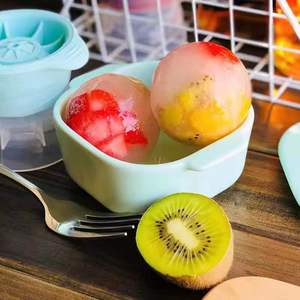 Bandeja de cubitos de hielo de silicona reutilizable de 6cm <span class=keywords><strong>Besafe</strong></span>, molde para Hacer bolas de hielo redondas circulares esféricas grandes para whisky, herramientas para hacer helados - Product Image 3