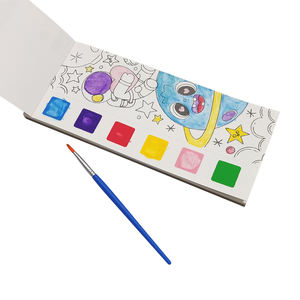 便携式益智DIY卡通水彩涂鸦绘本涂鸦着色儿童水画记事本 - Product Image 4