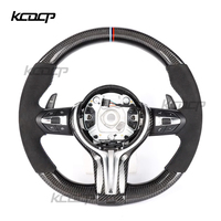 Volant de course en fibre de carbone LED personnalisé compatible avec BMW F12 F10 F18 M5 M6 F11 F30 F35 F36 F20 F21, convertible