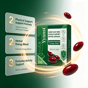 Cápsulas de Gel Suave con Extracto de Hierba de Cabra en Celo 800mg 90 Unidades Suplemento Herbal Natural para Energía y Apoyo Diario para Hombres Sin Gluten - Product Image 6