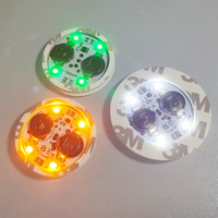 Sous-verres lumineux de décoration de bouteille de vin LED, autocollant LED de bouteille de LOGO personnalisé de 3MM