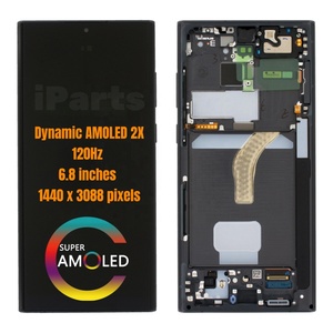Écran tactile AMOLED de remplacement iParts avec cadre pour Samsung Galaxy <span class=keywords><strong>S22</strong></span> <span class=keywords><strong>Ultra</strong></span> SM-S908B 5G S908 S908B S908U S908E testé - Product Image 2