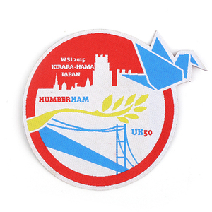 Patch et insigne de haute qualité en tissu de sport tissé avec logo de football <span class=keywords><strong>personnalisé</strong></span> à repasser sur <span class=keywords><strong>velcro</strong></span> pour vêtements d'uniforme - Product Image 3