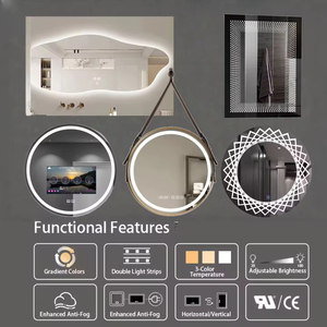 Miroir de salle de bain moderne à LED, miroir tunnel, miroir de salle de maquillage, miroir tunnel magique à LED, illusion d'infini, tendance sur TikTok - Product Image 6