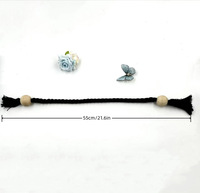 En gros : Corde en coton, Corde d'emballage, Corde de fixation, Cordon de regroupement, Boule de rideau à pompons pour rideaux de salon et décoration intérieure