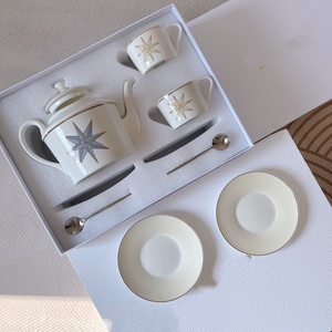 Luxury Coffee Set Bone China Afternoon Tea <b>Cup</b> <b>Saucer</b> Kettle Set <b>Cup</b> and <b>Saucer</b> Coffee Set - Product Image 4