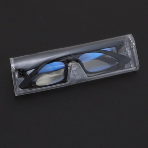 Étui à lunettes en plastique transparent, boîte de rangement rigide transparente pour lunettes, étui portable anti-pression pour lunettes - Product Image 3