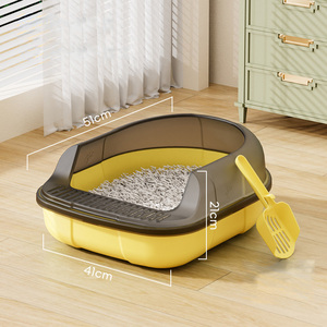 Productos de Limpieza para Mascotas, Kit para Mascotas, Recogedor de Arena para Gatos y Caja de Arena para Gatos, Fácil de Limpiar y Montar - Product Image 1