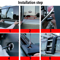 Échelle d'accès au hayon en métal de qualité supérieure pour Land Rover Defender 2020 110 90 Accessoires modifiés