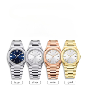 นาฬิกาควอตซ์สแตนเลสสตีล Uhr นาฬิกาออกแบบโลโก้ตามสั่งสำหรับผู้ชาย นาฬิกาหรูสำหรับผู้ชายแบรนด์ส่วนตัว - Product Image 6