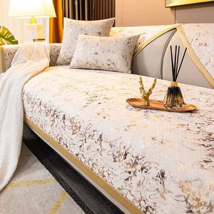 Vente en gros, housse de canapé universelle en jacquard uni, antidérapante, lavable quatre saisons, pour canapé trois places, meubles de maison - Product Image 2