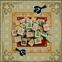 Set Ubin Mahjong Akrilik Tema Panda Bunga Sakura Langsung dari Pabrik, 160pcs, untuk Pesta & Hiburan di Rumah