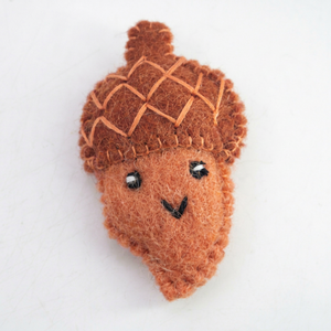 Mini-gland en feutre fait main, mignon, en laine 100% artisanale, équitable, pour enfant - Product Image 2
