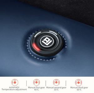 เบาะรองนั่งอุ่นในรถยนต์ Anjuny ปรับอุณหภูมิได้ ผลิตจากกำมะหยี่และกราฟีน กันน้ำ พร้อมระบบควบคุมอุณหภูมิอัจฉริยะ ใช้ไฟ 5V ได้กับรถยนต์ทุกรุ่น - Product Image 5