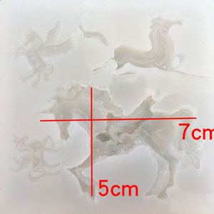 Silicona para Hornear con Diseño de <span class=keywords><strong>Caballo</strong></span> Corriendo 3D, para <span class=keywords><strong>Fondant</strong></span>, Gelatina, Pudín, Cubitos de Hielo y Repostería, Blanca, Ecológica, No Tóxica, Antiadherente, para Decoración de Pasteles - Product Image 4