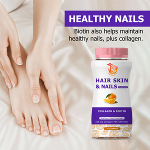 Gummies pour Cheveux, Peau et Ongles en Gros de l'Usine avec Vitamines C, E, Biotine et Collagène pour Favoriser et Renforcer les Ongles - Product Image 6