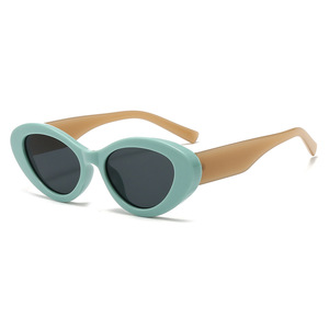 2025 trending ins cat eye Óculos de Sol mulheres uv400 moderno luxo óculos personalizado próprio logotipo de alta qualidade lentes de sol - Product Image 3