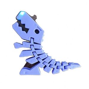 <b>Plastic</b> <b>Animal</b> Bone Pendant Fidget Toys Luminous Bone Dinosaur Chain Toys - Product Image 1
