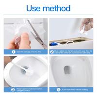 Tablette nettoyante automatique effervescente, OEM, pour toilettes, déodorant, nettoyage, bol de toilette, pièces