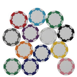 Custom Logo 11.5g ABS Poker Chips with Metal Insert, Printable <strong>Blank</strong> Casino Tokens, Business Card &amp; Gift Wholesale - Product Image 6