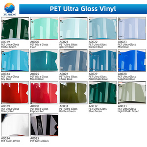 Film d'emballage de voiture en vinyle PET, film d'emballage de voiture, autocollants en vinyle brillant PET Ultra brillant <span class=keywords><strong>Nardo</strong></span> gris - Product Image 5