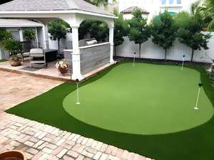 หญ้าเทียมสำหรับสนามกอล์ฟขนาด13มม. หญ้าเทียมสีเขียวสำหรับสนามกอล์ฟขนาด11มม. สินค้าจากผู้ผลิต - Product Image 5