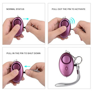 Mini linterna portátil de emergencia, seguridad SOS, alarma de autodefensa, llavero, alarma Personal para mujeres, niños, ancianos - Product Image 6