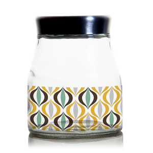 Récipient de stockage <span class=keywords><strong>en</strong></span> verre <span class=keywords><strong>en</strong></span> <span class=keywords><strong>gros</strong></span> avec impression couleur <span class=keywords><strong>pour</strong></span> aliments <span class=keywords><strong>pâtes</strong></span> café bonbons <span class=keywords><strong>chien</strong></span> friandises collations biscuit - Product Image 6