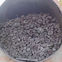 Four de carbonisation sans fumée à flux d'air horizontal pour bois, bambou, déchets de noix de coco et charbon de bois