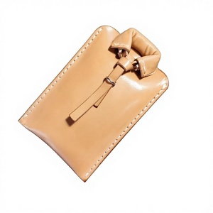 Custom Travel <b>Wallet</b> and Luxury Genuine Leather Luggage Tag Set Soft Passport Cover Fashionable <b>Cute</b> Design - Product Image 1