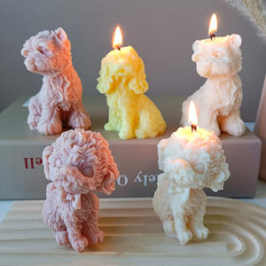 Custor لابرادور الكلب قالب سيليكون ديي التراص جرو الروائح شمعة الجص زخرفة المواد الكاشطة - Product Image 2