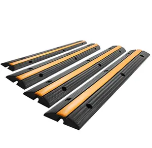 kabel road penjaga Suppliers-Rubber Cable Protector Floor,cable protector hump guard ramp