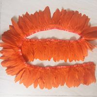 Plumes d'oie de haute qualité teintes en couleurs vives, 6-8 pouces, marque SHC, pour accessoires de mode et artisanat