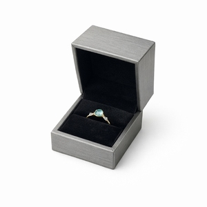 Custom Branded Leather Ring <b>Box</b> Wholesale Luxury Square Jewelry Packaging Gift <b>Box</b> Supplier for Fine Jewelry Shop <b>Displays</b> - Product Image 6