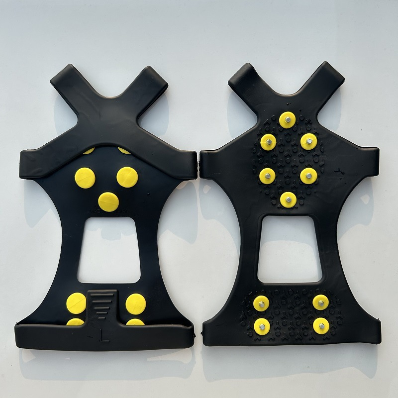 Style d'ongles jaunes à 10 dents [taille L, une paire] 40-45